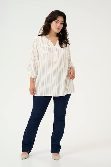 Langarm-Bluse Regular fit