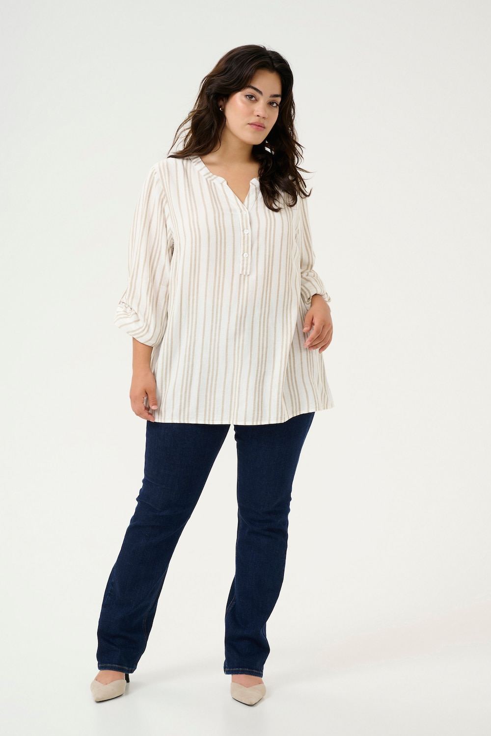 Langarm-Bluse Regular fit