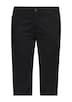 Elastische Capri-Hose aus Baumwoll-Satin