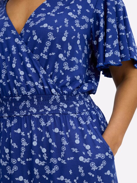 Jersey-Kleid Kurzarm