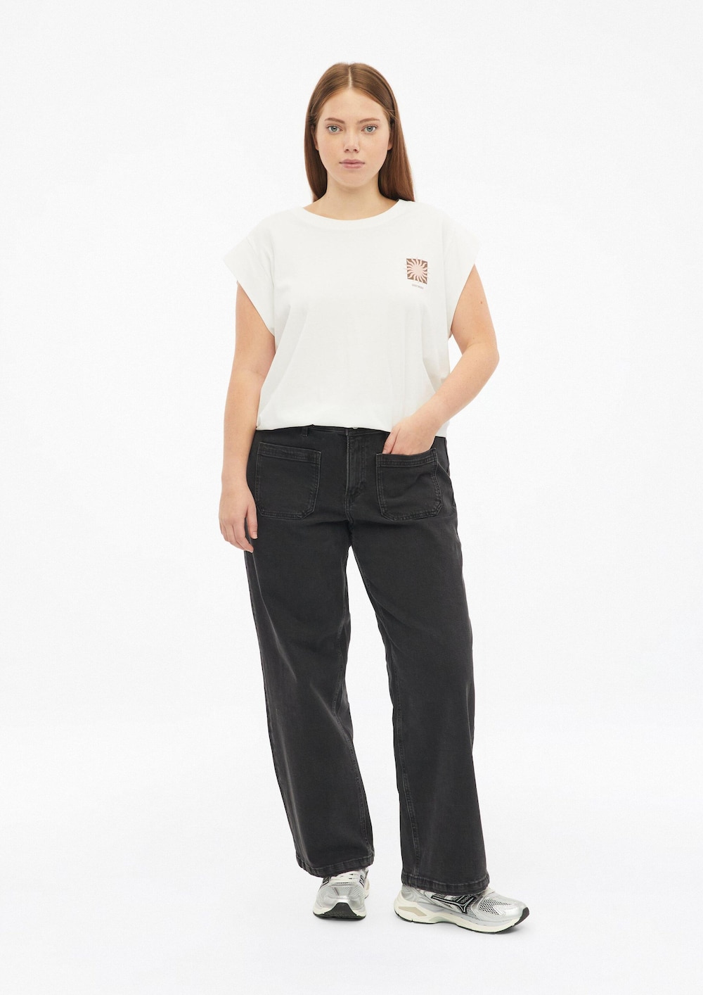 Jeans Wide / Mid Rise / Wide Leg