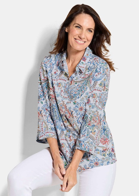 Bedrukte blouse met paisleypatroon
