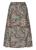 Viscose rok met patchprint