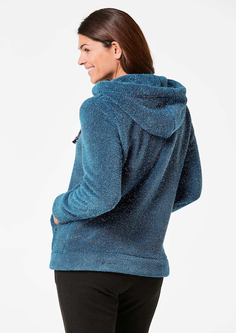 Flausch-Freizeitjacke in Blousonform