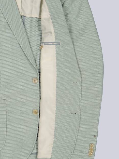 engbers Herren Sakko strukturiert , Hellgruen