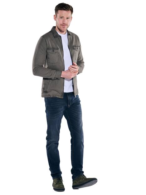 engbers Herren Overshirt uni , Braunbeige