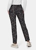 GOLDNER Broek met print Gedessineerde broek met uniek bloemenpatroon