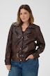 Leren jas Loose fit