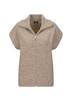 GOLDNER Tricot vest Tricot vest met ritssluiting