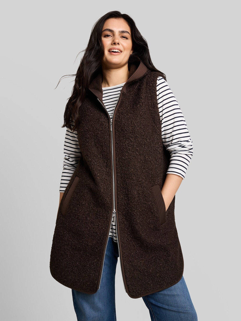 Longstyle Teddy Weste