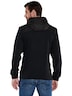 engbers Herren Sweatjacke mit Kapuze , Schwarz