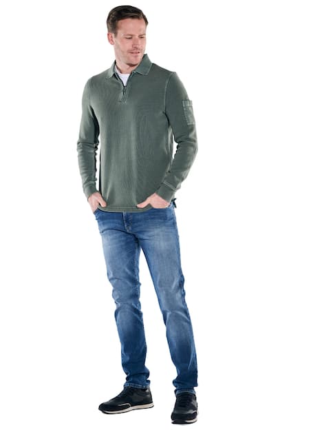 engbers Herren Rugby-Shirt , Dunkelgruen