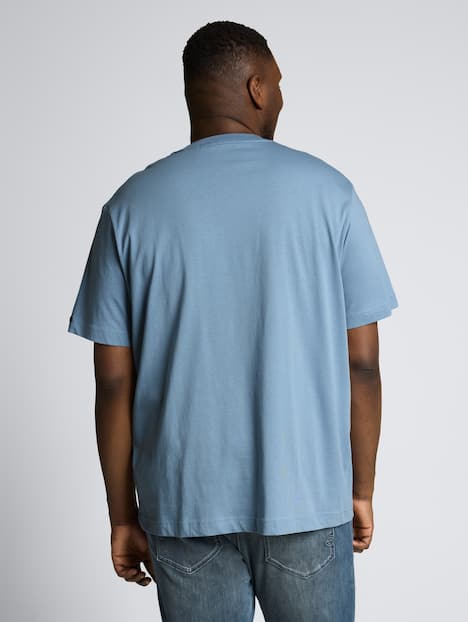 T-Shirt aus Baumwolle mit Logo-Badge