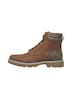 Stiefel in Leder-Optik mit Profilsohle