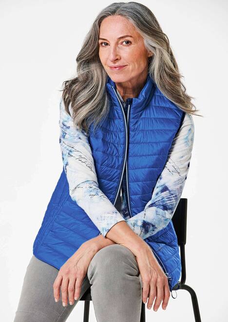 GOLDNER Gewatteerde bodywarmer Gewatteerd vest in een sportieve look