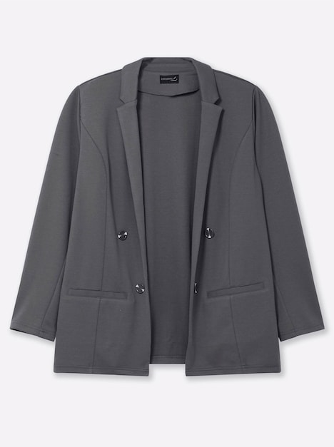 Blazer Langarm Uni Reverskragen