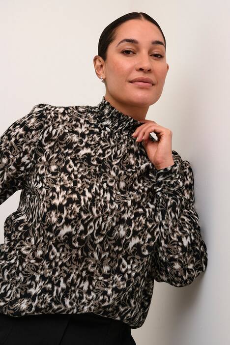 Langarm-Bluse Regular fit