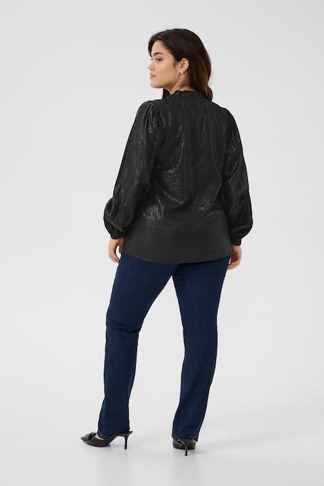 Langarm-Bluse Regular fit