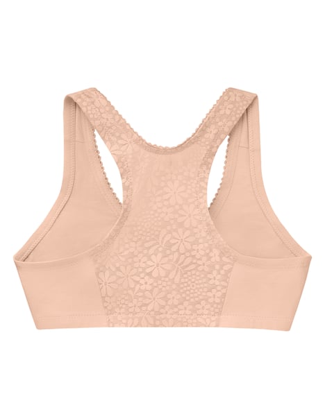 Katoen voorsluiting racerback