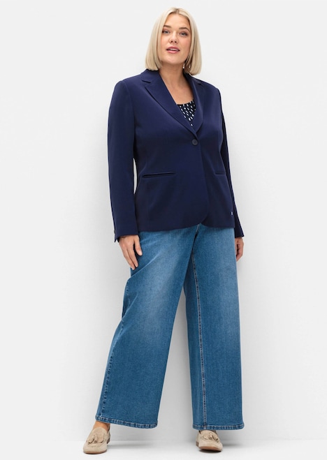 Blazer Langarm Uni Reverskragen