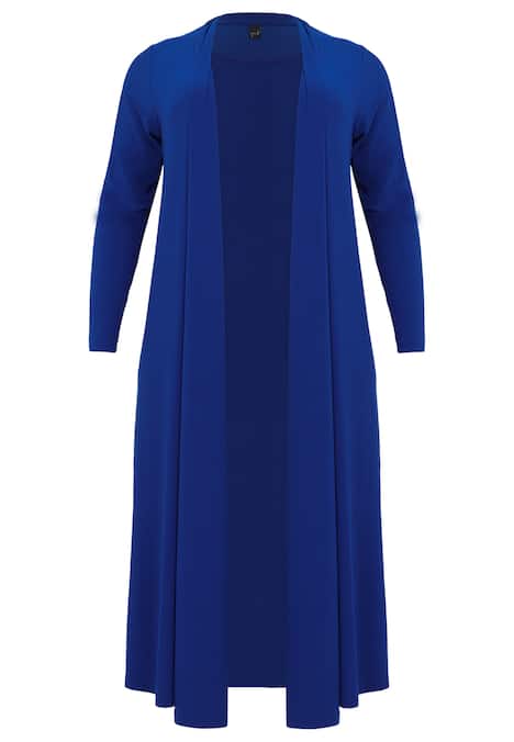 Strickjacke mit drapierter Front