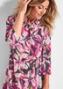 Hemdblusenkleid mit Allover-Print
