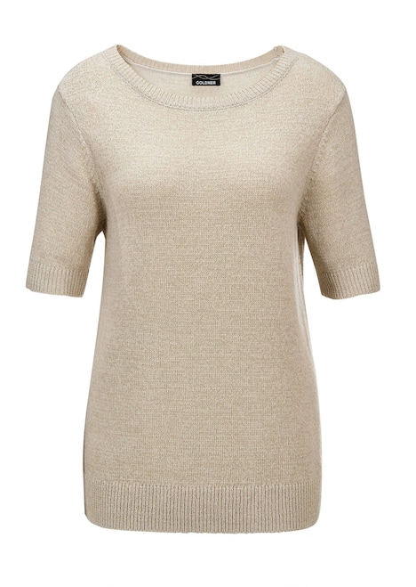 GOLDNER Trui Pullover met verkoelend lintjesgaren