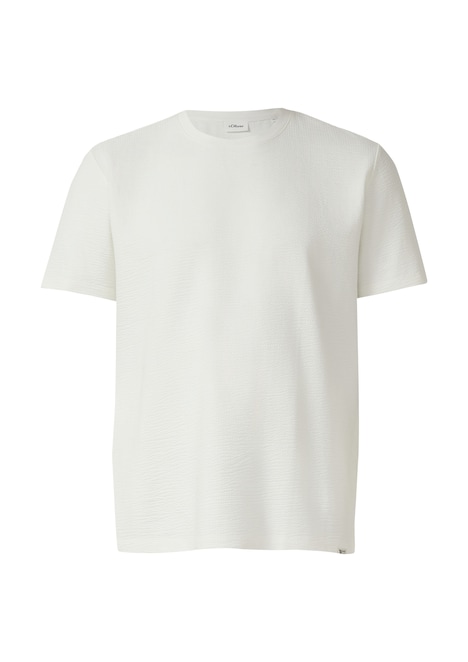 Strukturiertes T-Shirt