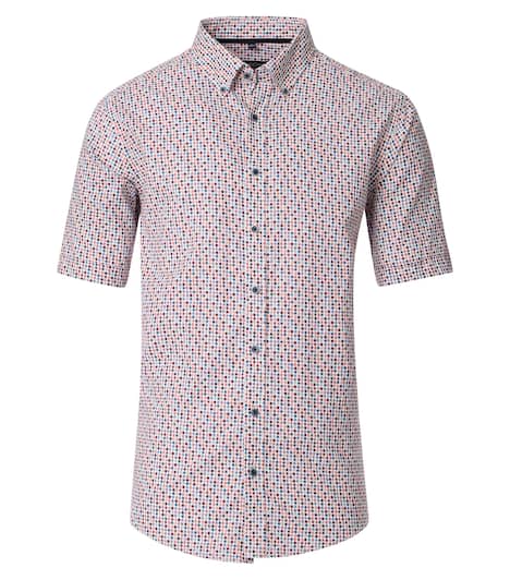 Leinenhemd Print Casual Fit