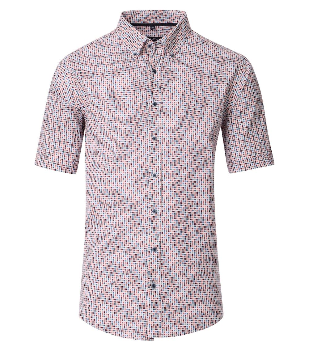 Leinenhemd Print Casual Fit