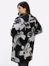 Long-Strickjacke Longstrickjacke mit Jaquardmuster Langarm Schalkragen
