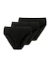 SCHIESSER Damen 3PACK Slip - schwarz