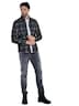 engbers Herren Overshirt kariert , Anthrazit