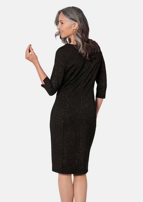 GOLDNER Jurk Feestelijke jurk met gouden glans