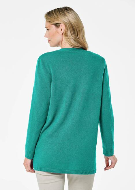 Langarm Feinstrick-Cardigan