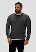 Baumwollpullover mit Logo-Stickerei