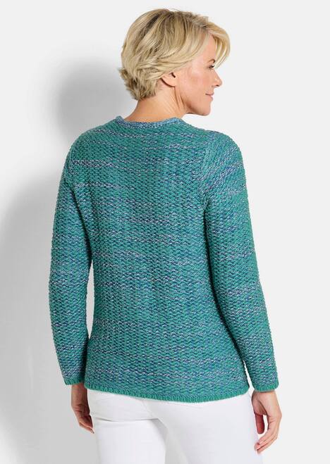 Strukturjacke mit Rollband