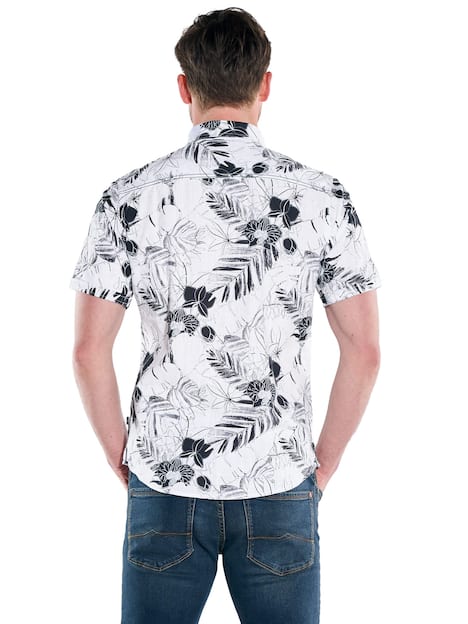 engbers Herren Hemd kurzarm , Saphirblau