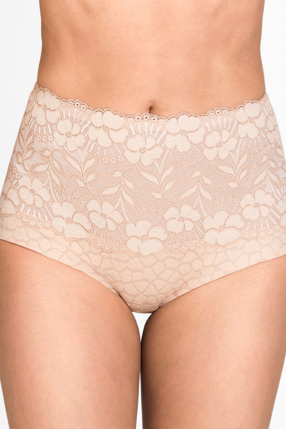 Jacquard & Lace Miederhose