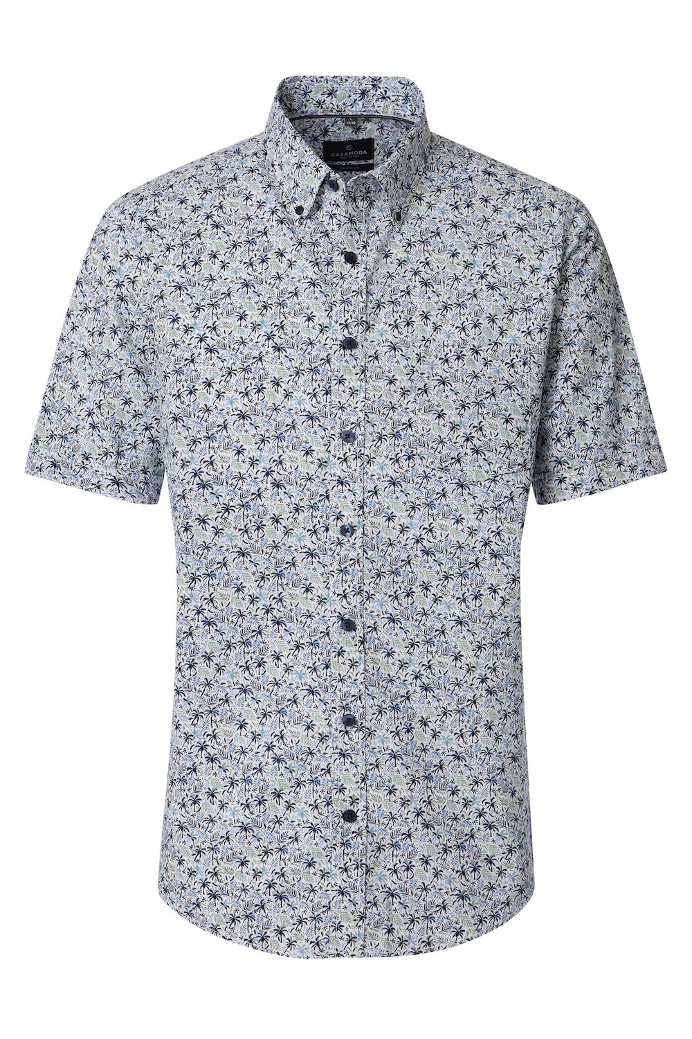 Freizeithemd Kurzarm Print Comfort Fit