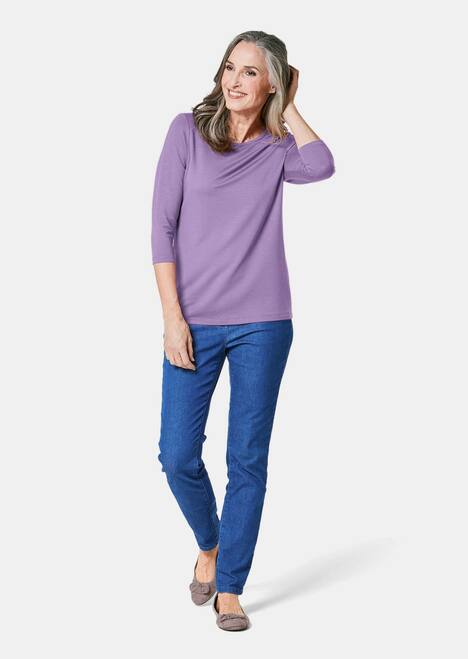 GOLDNER Shirt Veelzijdig te combineren shirt met 3/4-mouwen