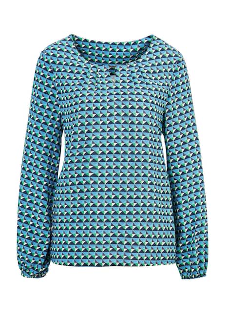 Druckbluse aus reiner Viskose