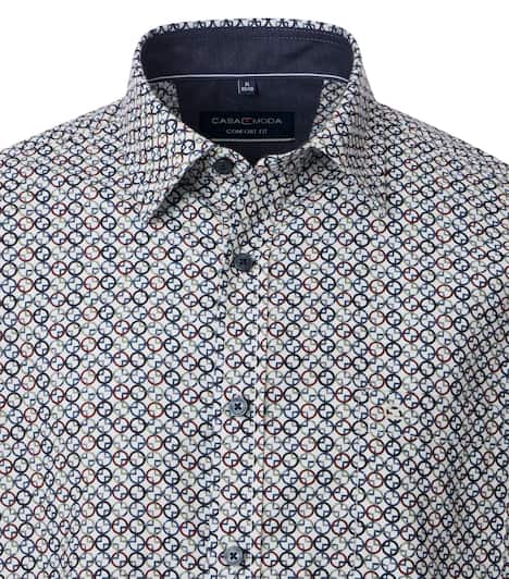 Freizeithemd Print Comfort Fit