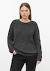 Pullover mit Rippstruktur und Rollkanten