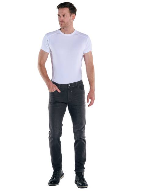engbers Herren Jeans 5-Pocket Superstretch , Schwarz