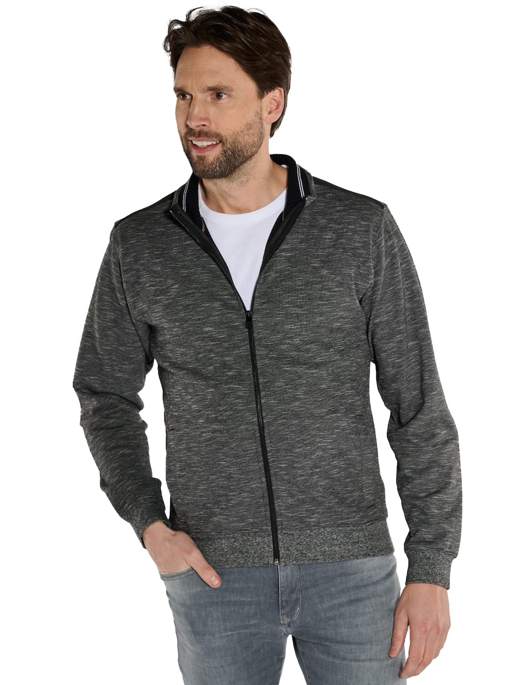 Sweatjacke regular