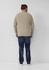 Baumwoll-Pullover mit aufgesetzter Brusttasche