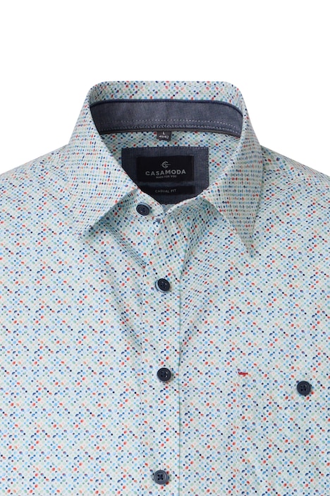 Freizeithemd Kurzarm Print Casual Fit