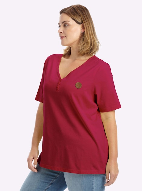Kurzarm-Shirt Kurzarm Ohne Kragen
