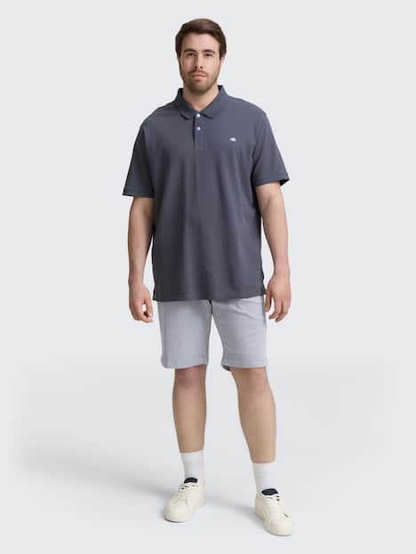 Tom Tailor Men PLUS Hosen & Chino Plus Size - Regular Chino Shorts aus Baumwolle